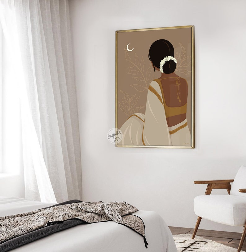 Desi Art Indian Art Indian Wall Art South Asian Art Tamil Etsy UK