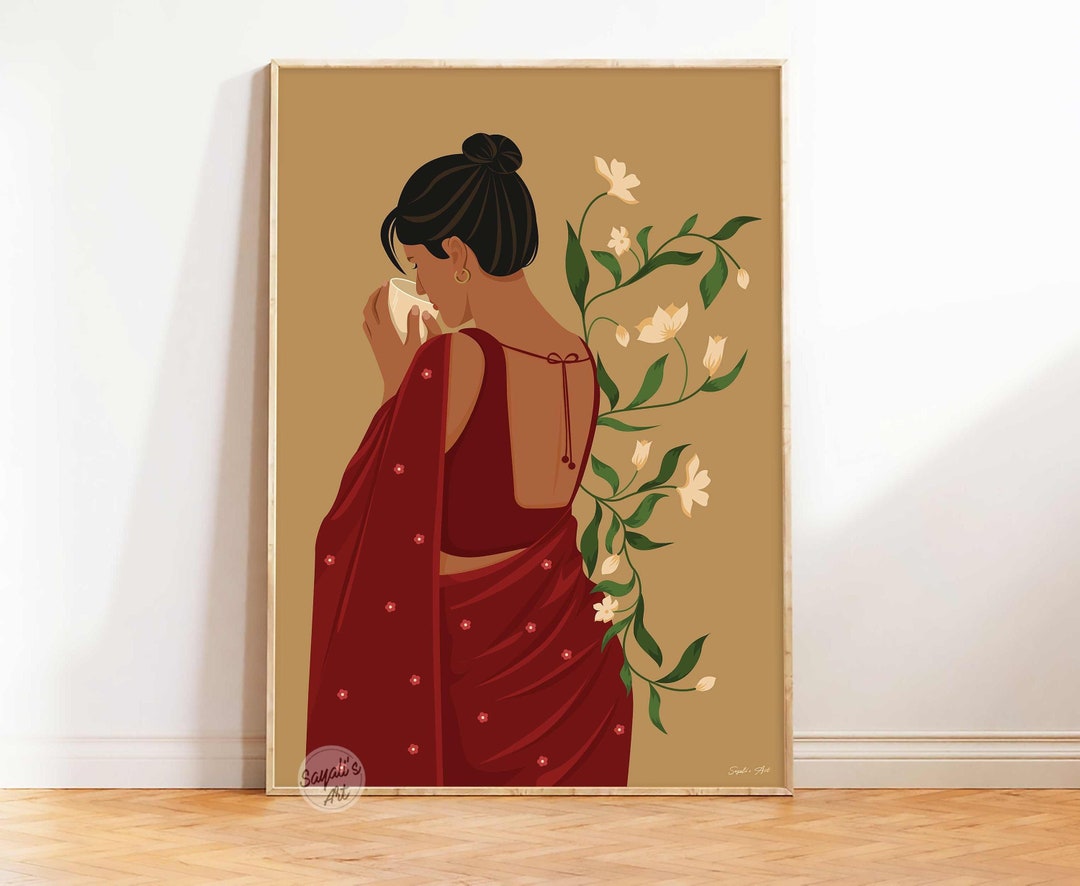インド 金彩 絵画 フレーム アート ペイント インド女性 民族 ネパール インド 金彩 絵画 フレーム アート ペイント インド女性 民族