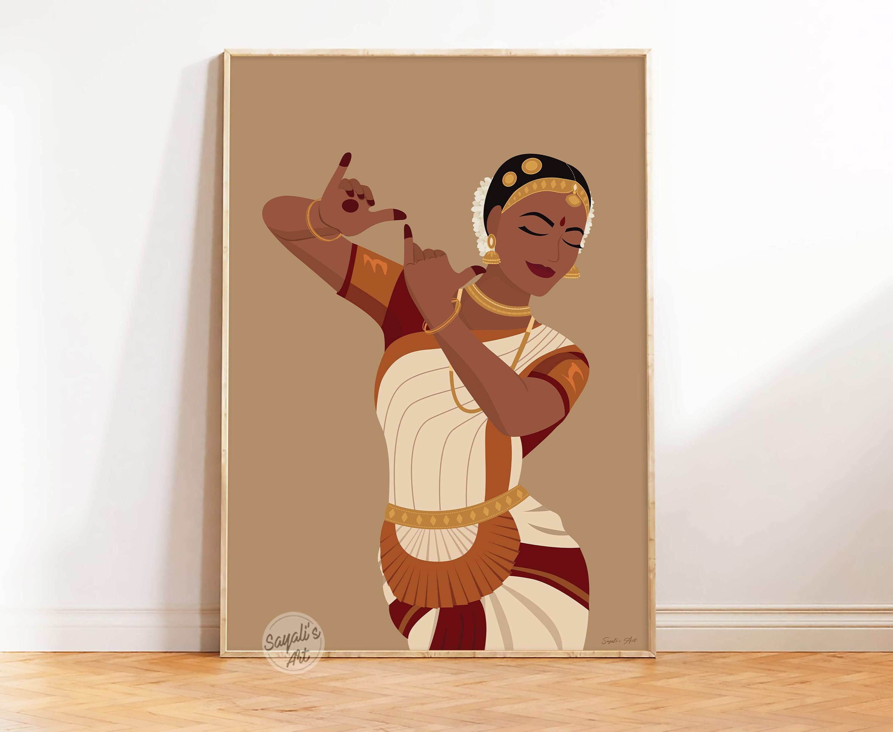Bharatanatyam Art - Etsy Singapore