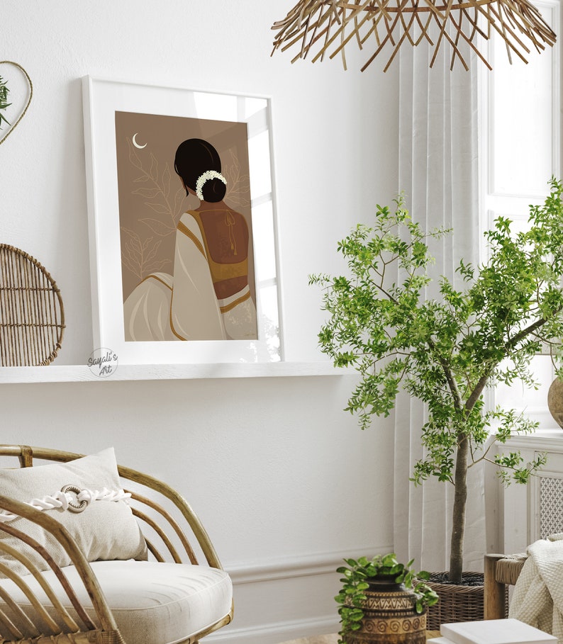 Desi Art Indian Art Indian Wall Art South Asian Art Tamil Etsy UK