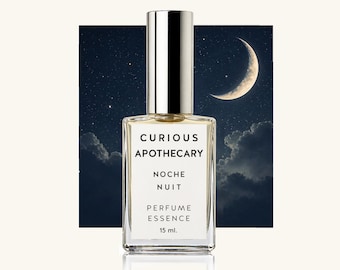Parfum de nuit jasmin noir et tubéreuse - vaporisateur floral de minuit, parfum de nuit enivrant, nuit nocturne, apothicaire curieux