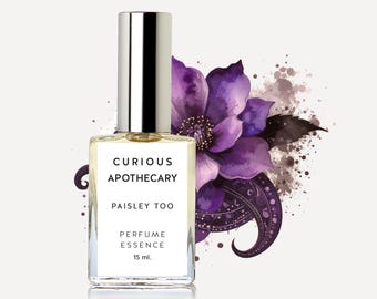 Luxury Patchouli Chocolate Perfume | Designer Fragrance for Women | Paisley Too Curious Apothecary | Authentic Scent Gift for Her Under 30