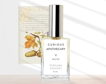 VANILLA Perfume | Perfume Oil | Curious Apothecary V Musk.  Vanilla Musk Artisan Sweet Gourmand Sugar Dessert