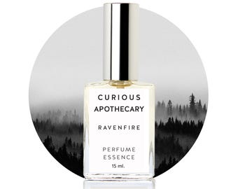 Vanilla Embers Perfume Spray | Smoky Incense Designer Perfume | Ravenfire™ Curious Apothecary | Luxury Fragrance Gift for Her