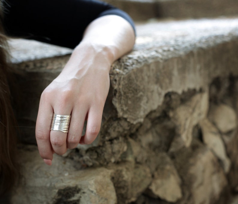 Zebra ring,sterling silver ring,adjustable ring,handmade ring,un Zebra ring,sterling silver ring,adjustable ring,handmade ring,un