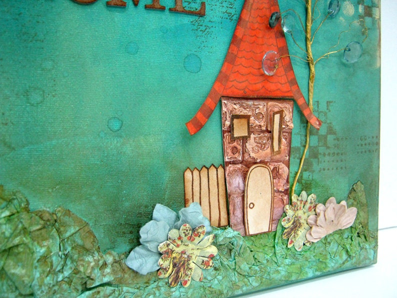 HOME wall art canvas Etsy