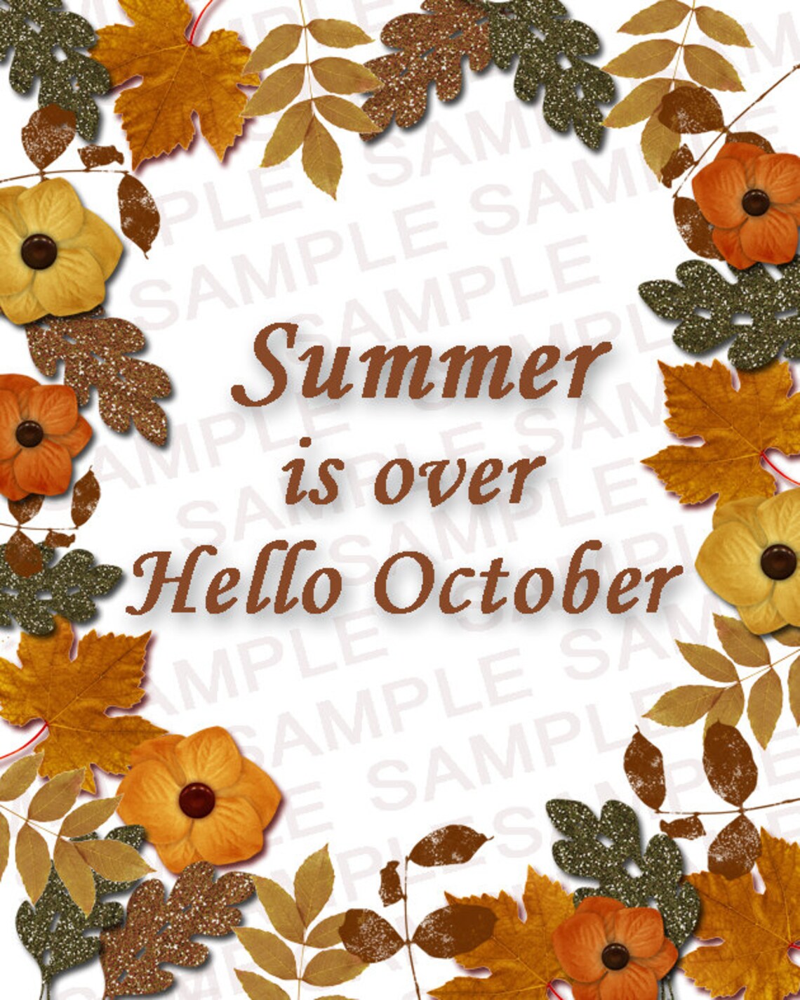 Autumn Wall Art Fall Printables Instant Download Fall Wall Art Autumn ...
