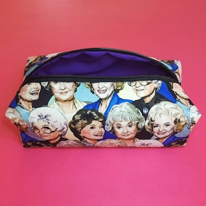 Golden Girls illustrierte Schminktasche/Federmäppchen. Handgemacht und exklusiv bei ThatAgnes!