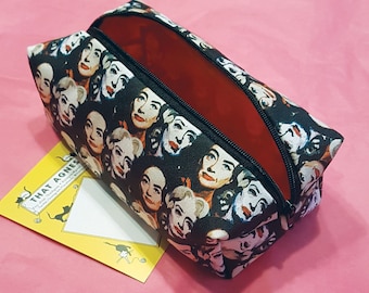 ¿Qué fue de Baby Jane? Neceser, estuche ilustrado de Bette Davis y Joan Crawford