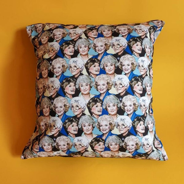 COUVRE UNIQUEMENT le coussin illustré et fait main Golden Girls