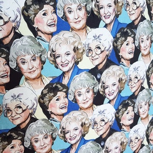 Large Golden Girls illustrated and handmade cushion image 2