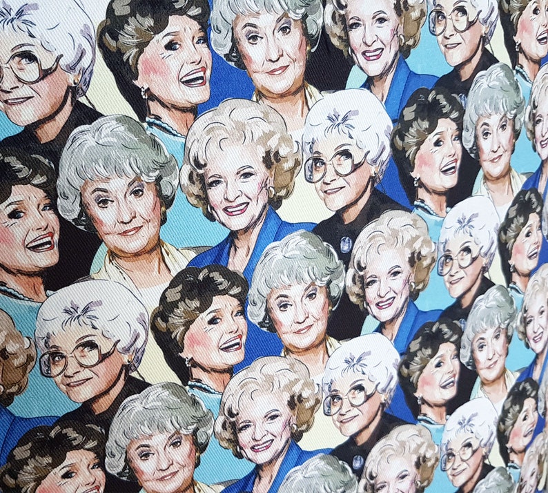 Large Golden Girls illustrated and handmade cushion image 2