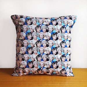 Large Golden Girls illustrated and handmade cushion image 9