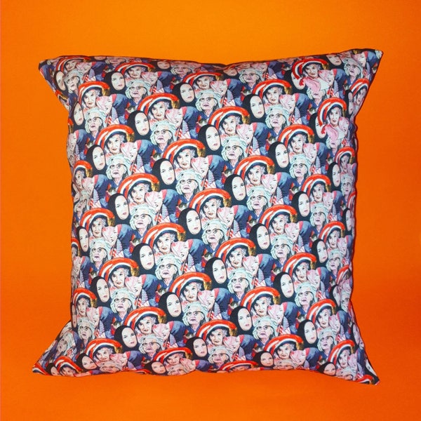 COVERS ONLY- Grey Gardens illustrated and handmade cushion