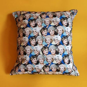 Large Golden Girls illustrated and handmade cushion image 5