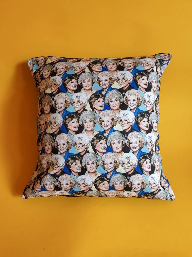 Large Golden Girls illustrated and handmade cushion image 5