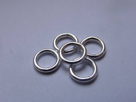 Pack of 10 Gold Filled Open Jump Rings 0.6mm wire, approx. AWG 22