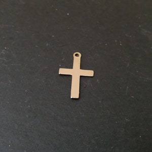 Gold Filled Cross Charm 16mm