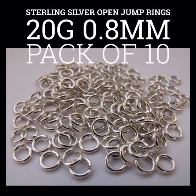 Sterling Silver Open Jump Ring Jewelry Making Jewelry Supply 3 Mm