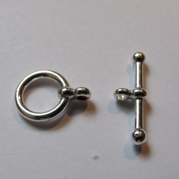 8mm Sterling Silver Toggle Clasp