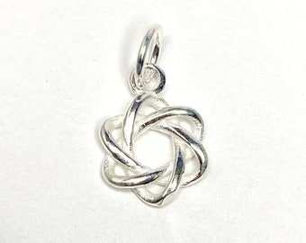 18mm Sterling Silber Stern Charm - Stern Charm - Silber Stern - 925 Stern Charm