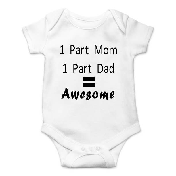 1 Part Mom Baby Onesies Etsy Canada