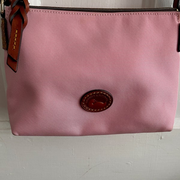 Dooney and Bourke Pink Small Minimalist Zip Crossbody Bag