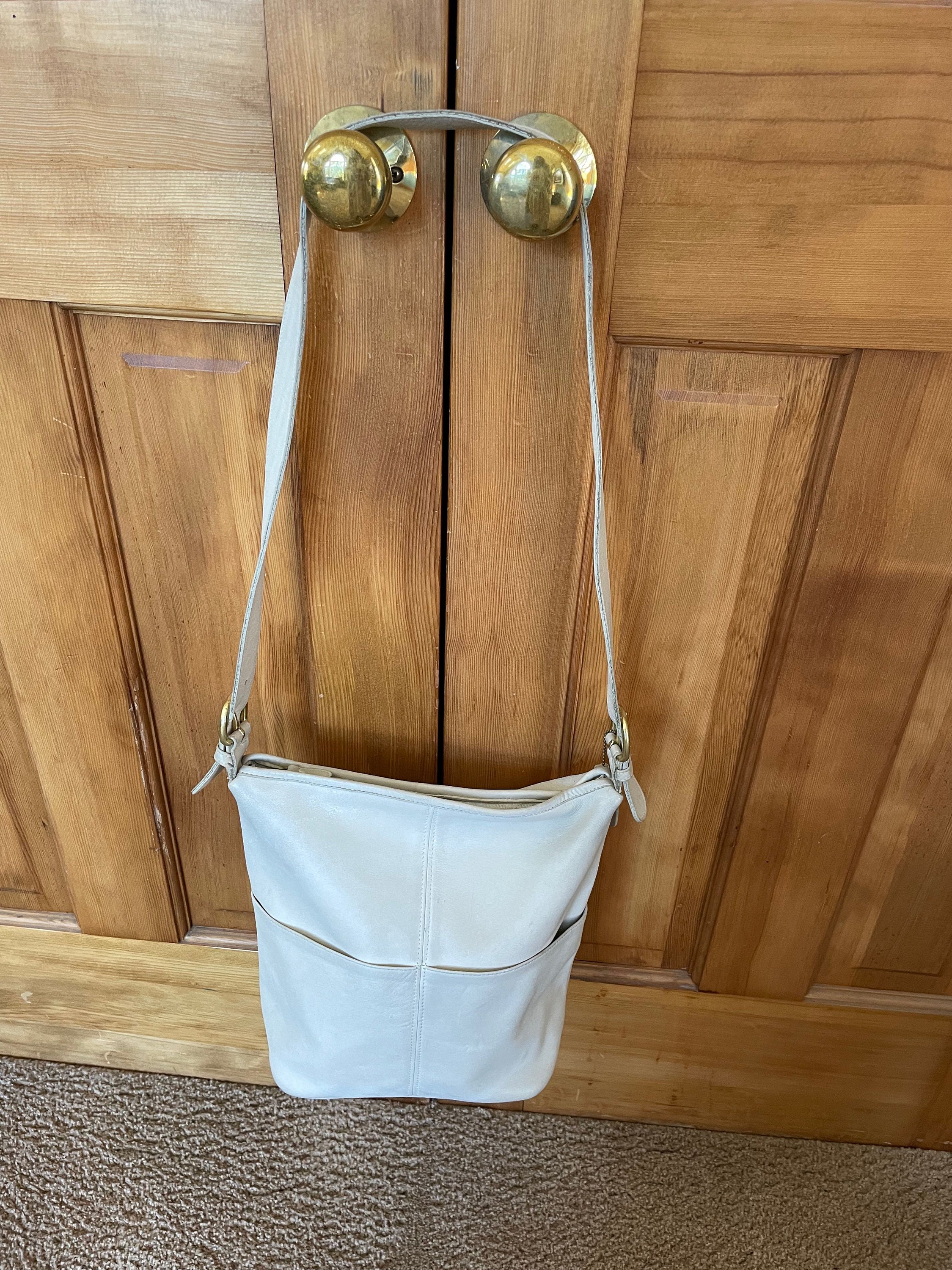 Leather Tote Bags, White Wood Bucket Tote