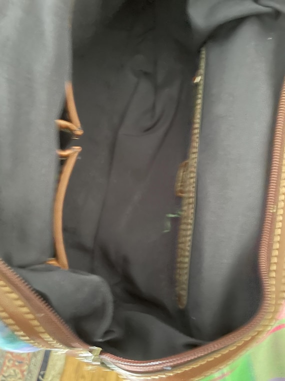 Chaps Multicolor Bright colored plaid Shoulder Ba… - image 8