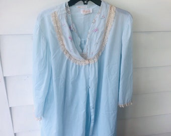 Barbizon Summer Lightweight Nightgown Duster Set