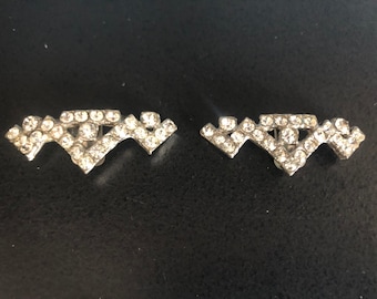 Vintage Rhinestone Shoe Clips