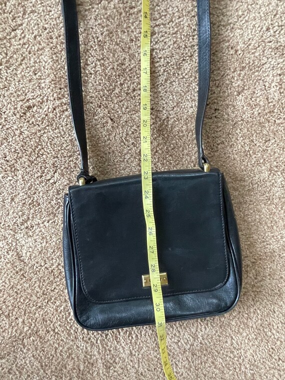 Fossil Black Leather Crossbody Bag - image 7