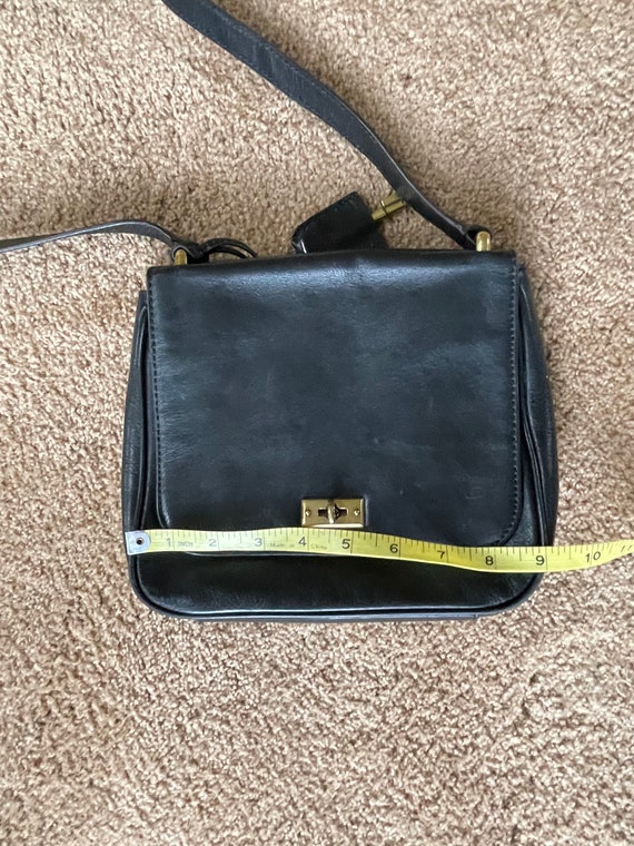 Fossil Black Leather Crossbody Bag - image 8