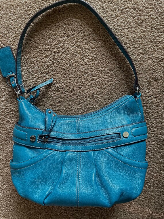 tignanello teal purse