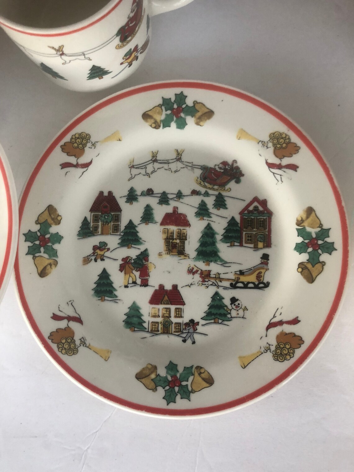Mixed Lot Jamestown China Joy of Christmas China Dishes cups  Etsy