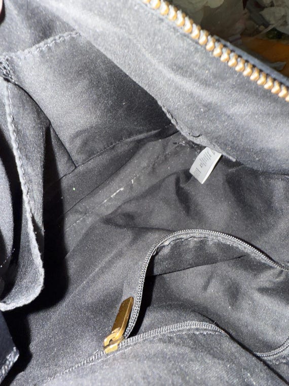 Fossil two tone color block black brown leather c… - image 11