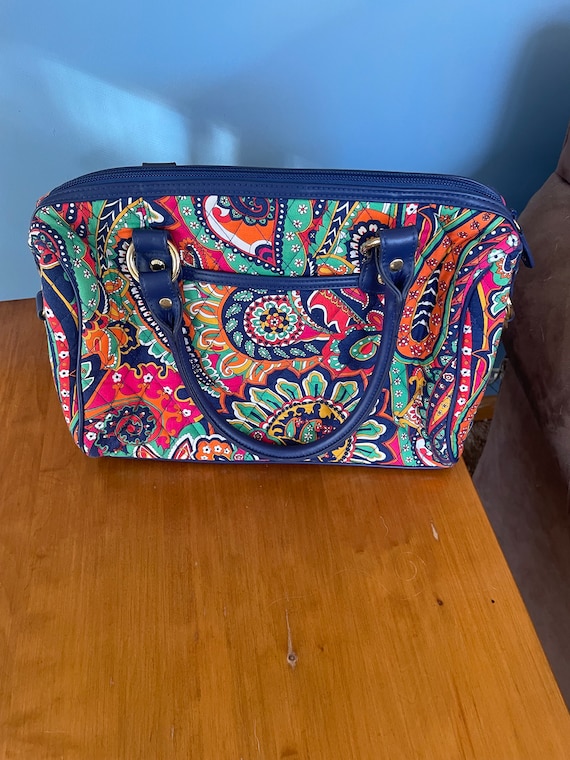 Vera Bradley Venetian Paisley Dome Satchel Mini Du