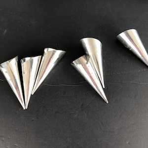 Set of Six aluminum metal horn molds