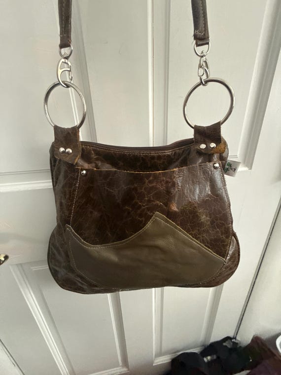 Lilypad Creations Handmade Patchwork Leather Cros… - image 7