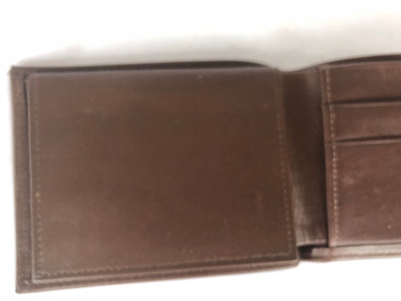 Vintage Pierre cardin Brown Leather Wallet men's - image 4