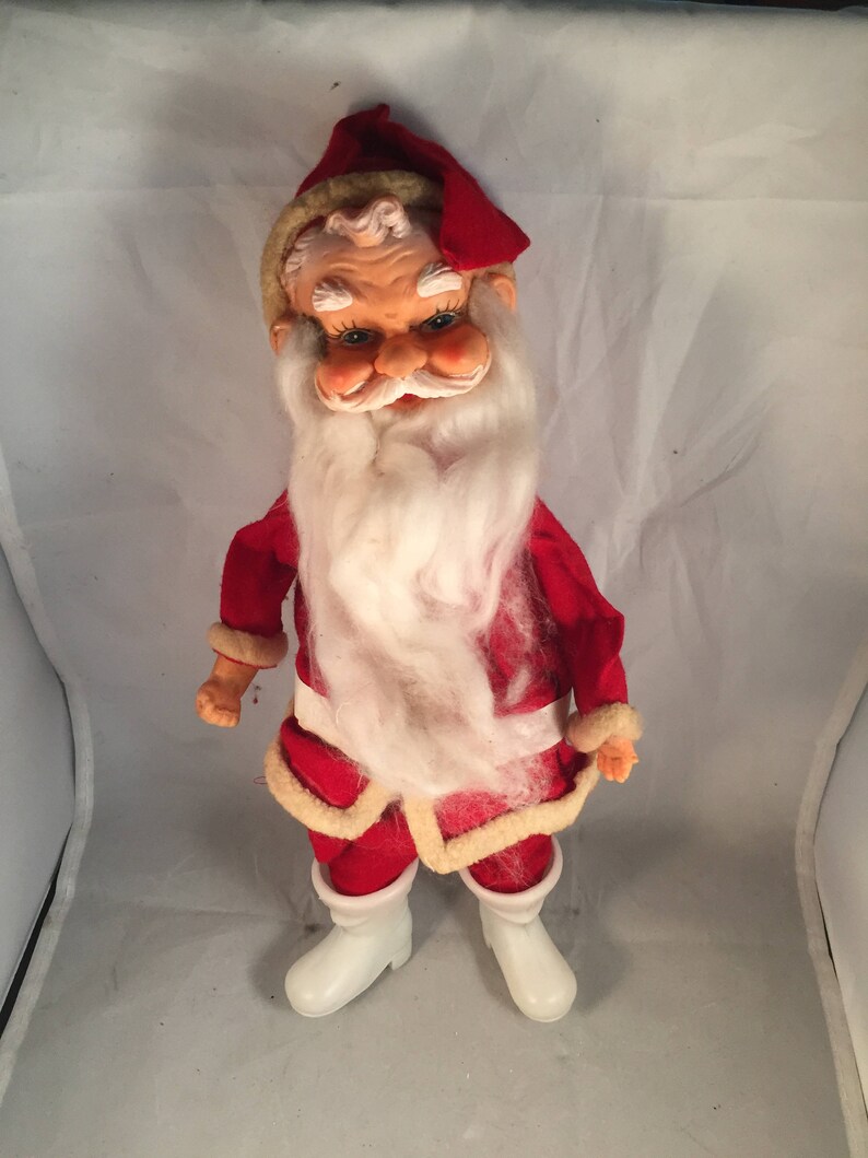 vintage stuffed santa