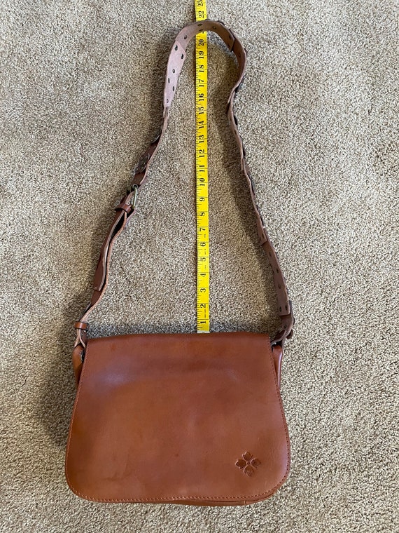 Patricia Nash Brown Flap Saddle Crossbody Bag - image 6