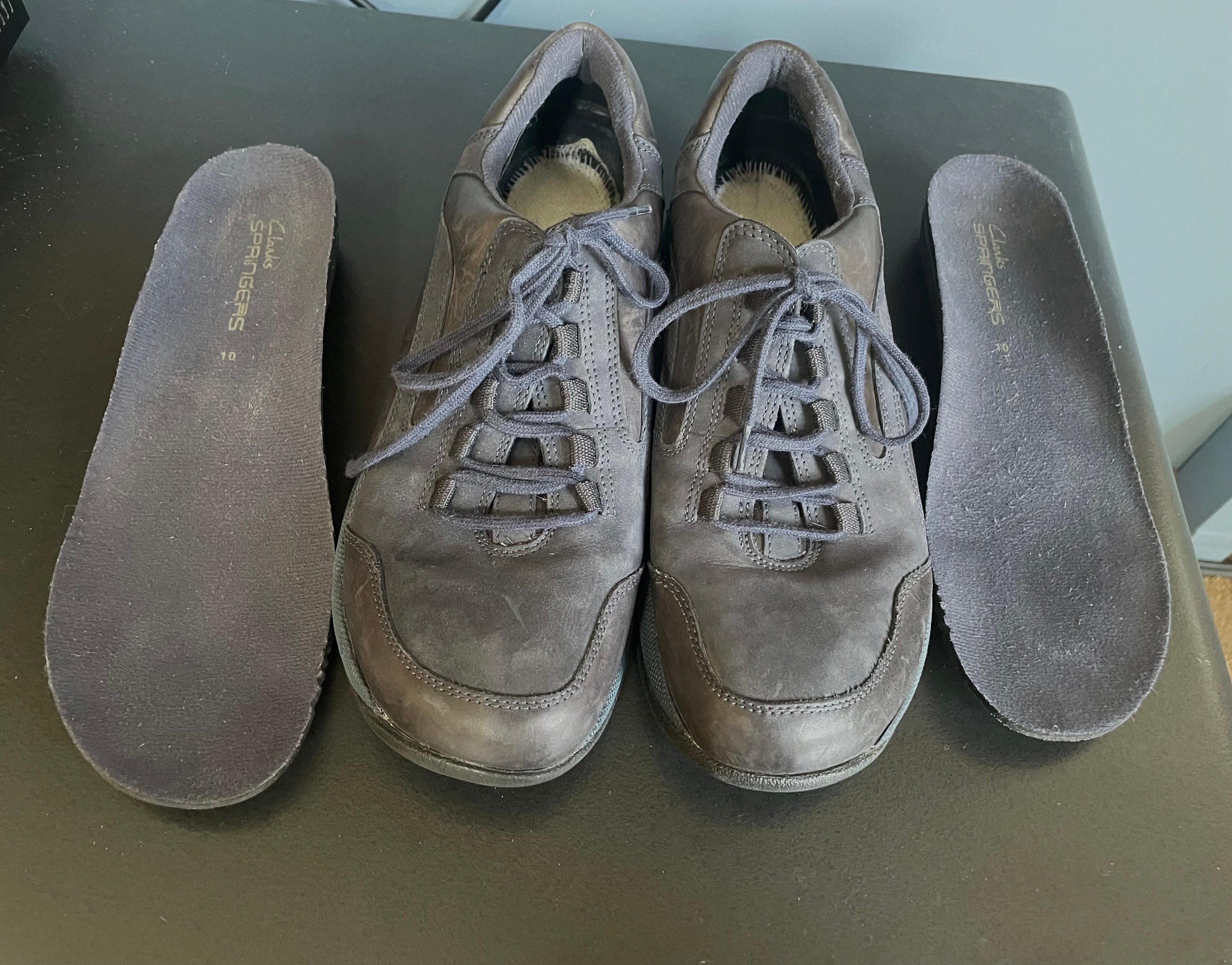 Clark's Springer's Navy Walking Shoes 10 - Etsy