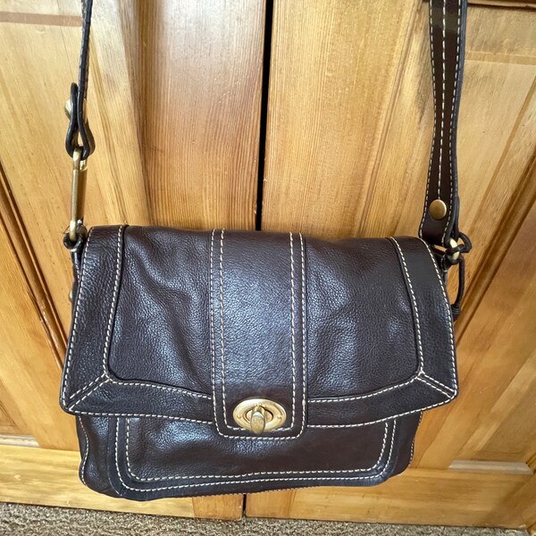Leather Flap Bag Etsy