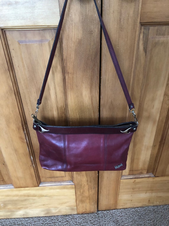 Vintage John Romain Oxblood Shoulder Bag Convertib