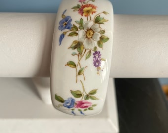 KJL Kenneth Jay Lane Royal Worcester Bone China Bracelet napkin ring Made in England
