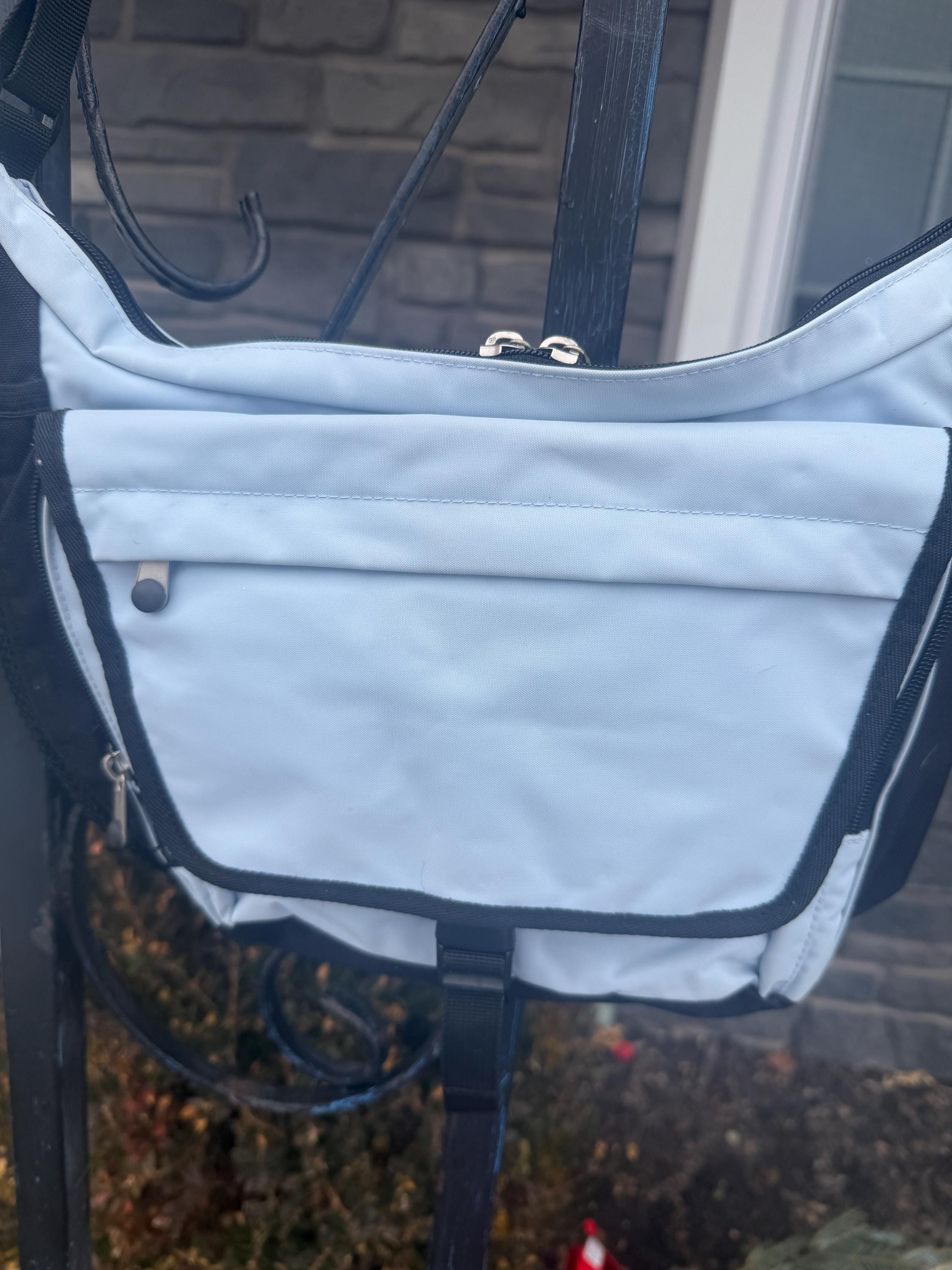 Eddie Bauer Blue Black Nylon Travel Crossbody Bag - Etsy