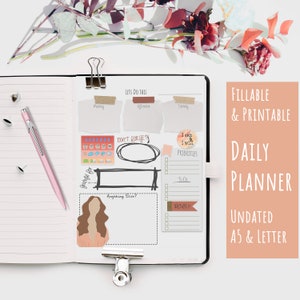 24 Hour Planner | Adulting | Fun | XoDo | Digital | Undated |Schedule Routine I Daily Schedule | To-Do List | Fillable PDF | Printable | PNG