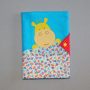 Protector de cartilla sanitaria, jirafa, personalizable, polar, accesorio infantil