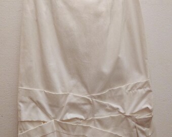 COMME DES GARCONS white cotton skirt